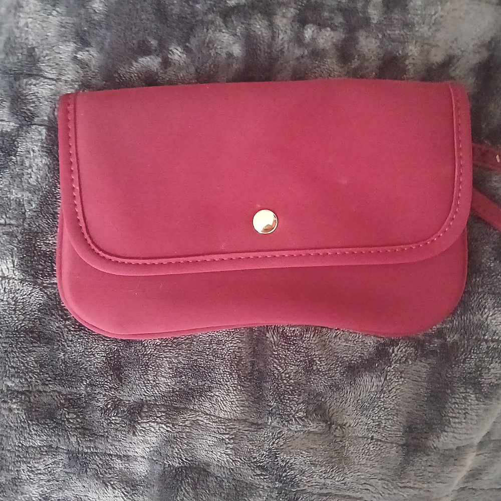 Elegant Burgundy Clutch